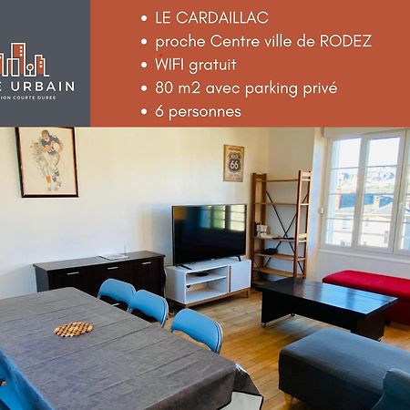 Appartement T4 Cite Cardaillac, Parking Prive, Wifi Rodez Kültér fotó